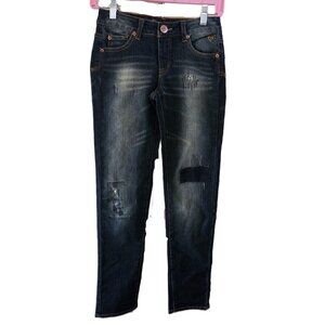 Justice Premium Girls Embelleshed Blue Jeans Size 12R Simply Low